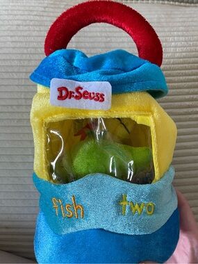 Dr Seuss one fish two fish plushies